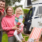 family camping fun at Grandview Campground & RV Park in Hardin MT