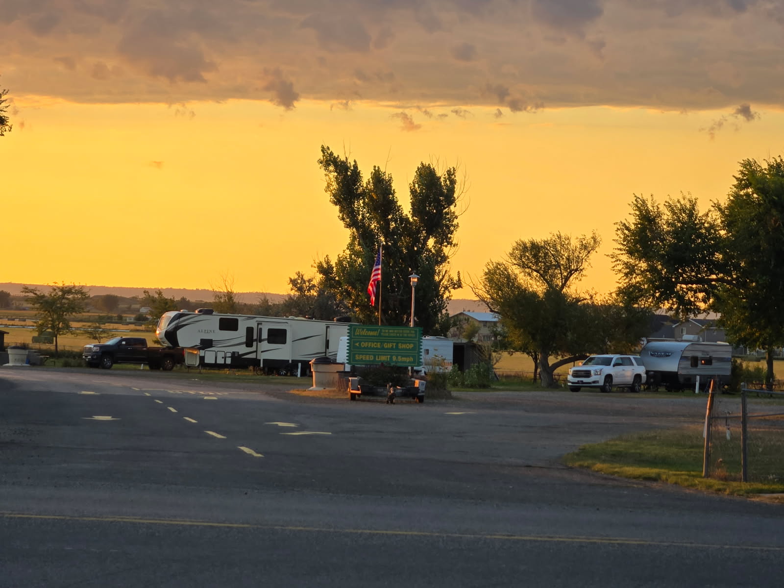 Campground entrance of Grandview Campground & RV Park Campground entrance of Grandview Campground & RV Park