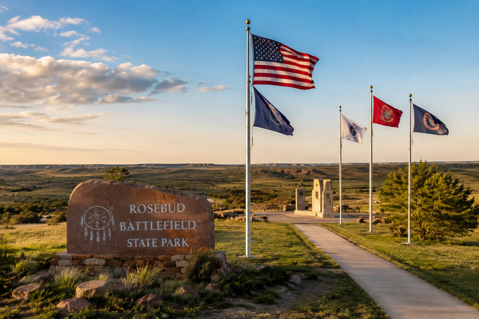 Visitors exploring the prairie landscape near Little Bighorn Battlefield during commemorative events in Montana
